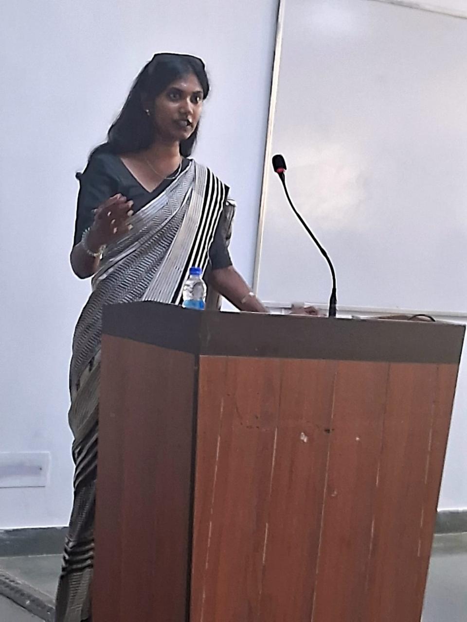 Saruha Gives Artist Talk at Alma Mater, Amity University